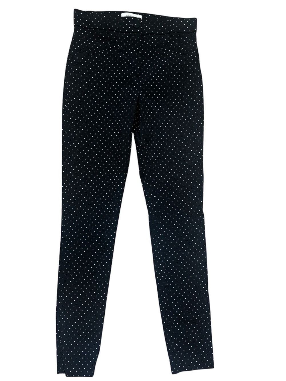 Primark Black Pants with White Polka Dots Pants size 6